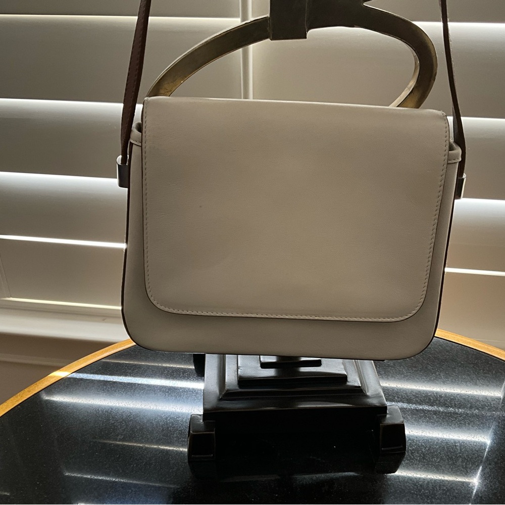 Ralph Lauren RLL Cream Mini Shoulder Bag
